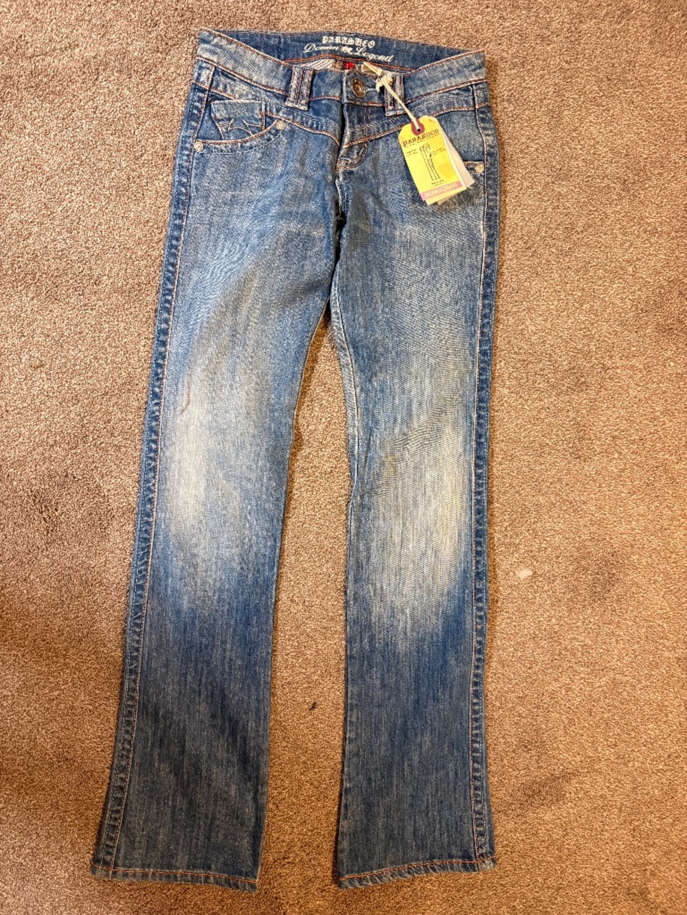 PARASUCO SIZE 25 boot cut jeans